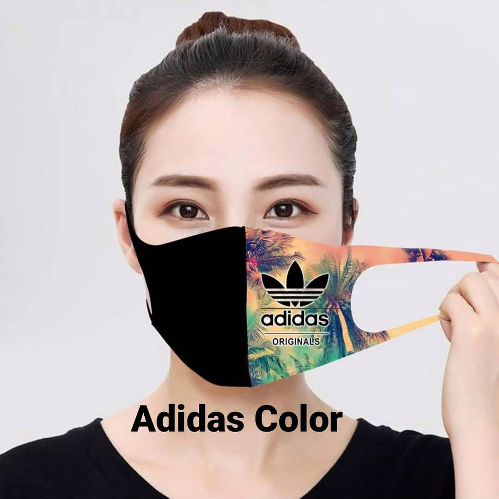 MASKER SCUBA MOTIF TEBAL BRANDED / MASKER MOTIF KODE ADIDAS ARMANI BALENCIAGA