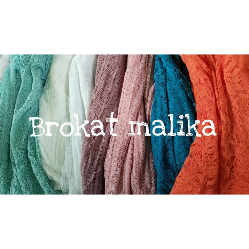 Kain Brokat malika / brukat malika kiloan