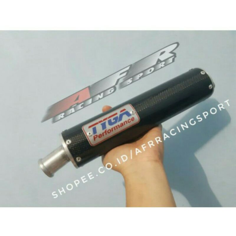 silincer knalpot TYGA ninja R RR karbon kavlar