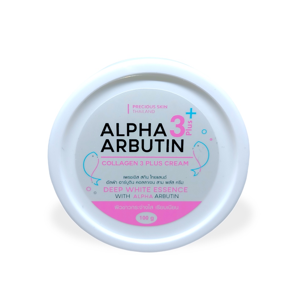 Alpha Arbutin 3 Plus Collagen Deep Essence Whitening Cream Perawatan Kecantikan Kulit badan Original