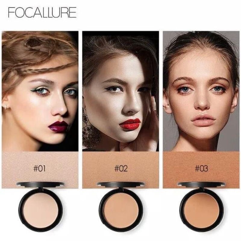 Focallure Bedak Padat Pressed Powder / FA16