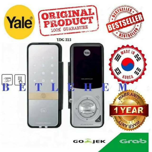 Kunci Pintu Digital YALE YDG 313 (Pintu Kaca)