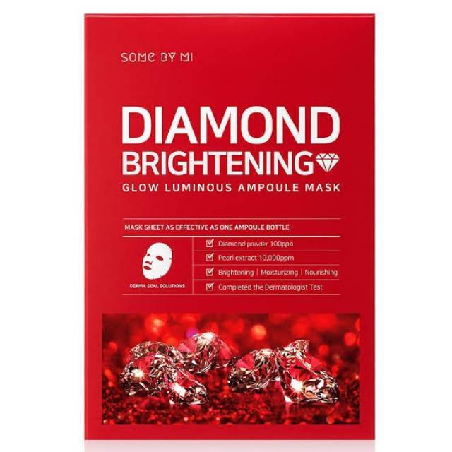 [BPOM] Some By Mi / SOMEBYMI - Diamond Brightening Glow Luminous Ampoule Mask