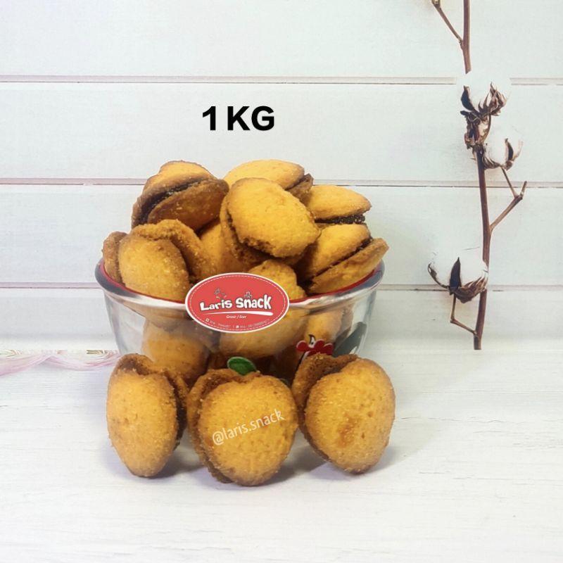 

Snack Kue Nanas Cookies Nastar Hati Enak Manis Gurih Renyah 1000gr