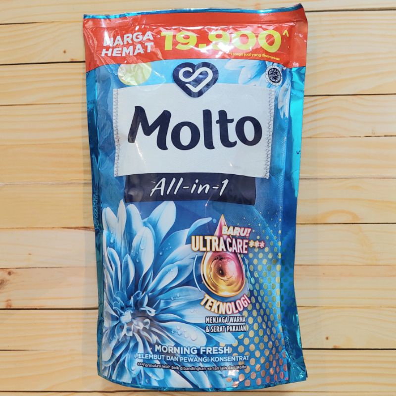 Jual Molto All in 1 Morning Fresh Biru 680ml | Shopee Indonesia