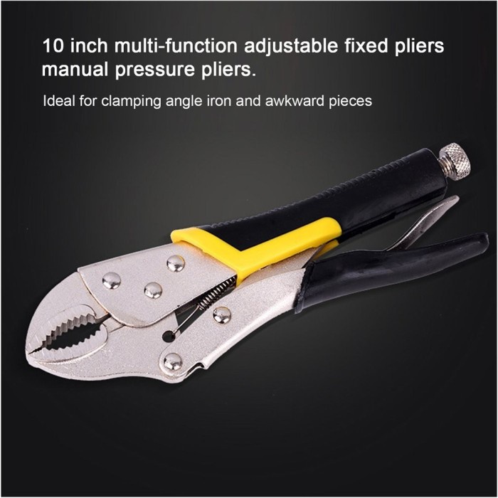 Tang Bais Bulat Multifungsi Pliers Manual Pointed Jaw 10 Inch L90