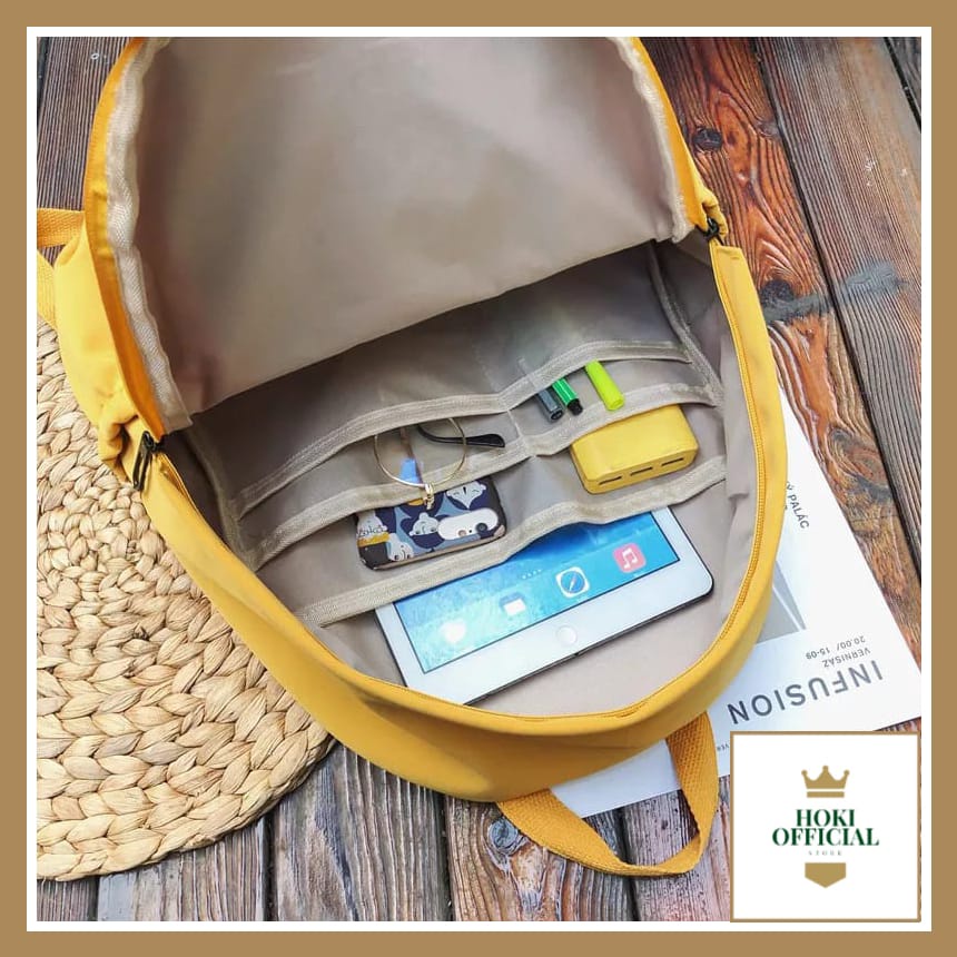 [COD] Tas Ransel Wanita Desain Vintage Tas Wanita Colorfull Tas Sekolah Ada Slot Laptop HokiOfficial