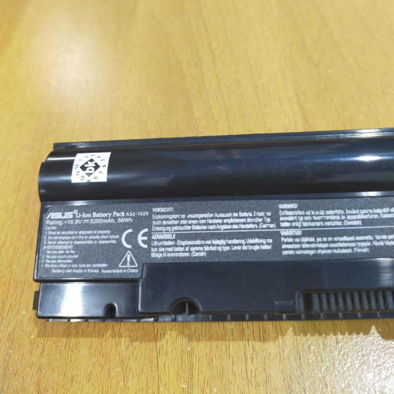 Baterai Laptop ASUS Eee PC 1025, 1025C, 1025E, 1225, 1225B, 1225C, R052, R052C, A31-1025, A32-1025