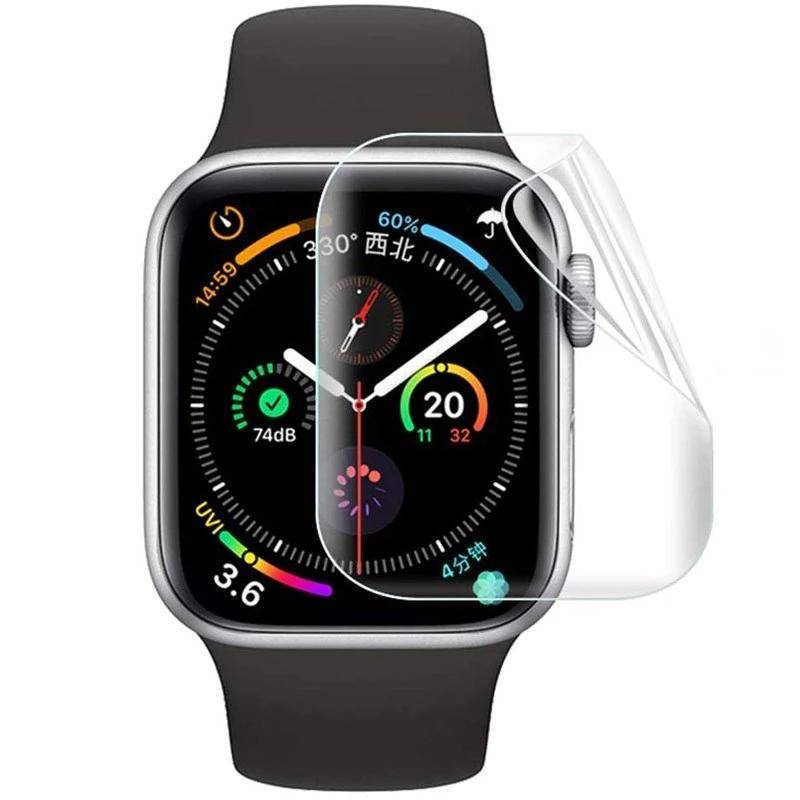 Film Pelindung Layar Transparan Untuk Apple Watch 7 6 Se 5 4 45mm 41mm 40mm 44mm 42mm 38mm