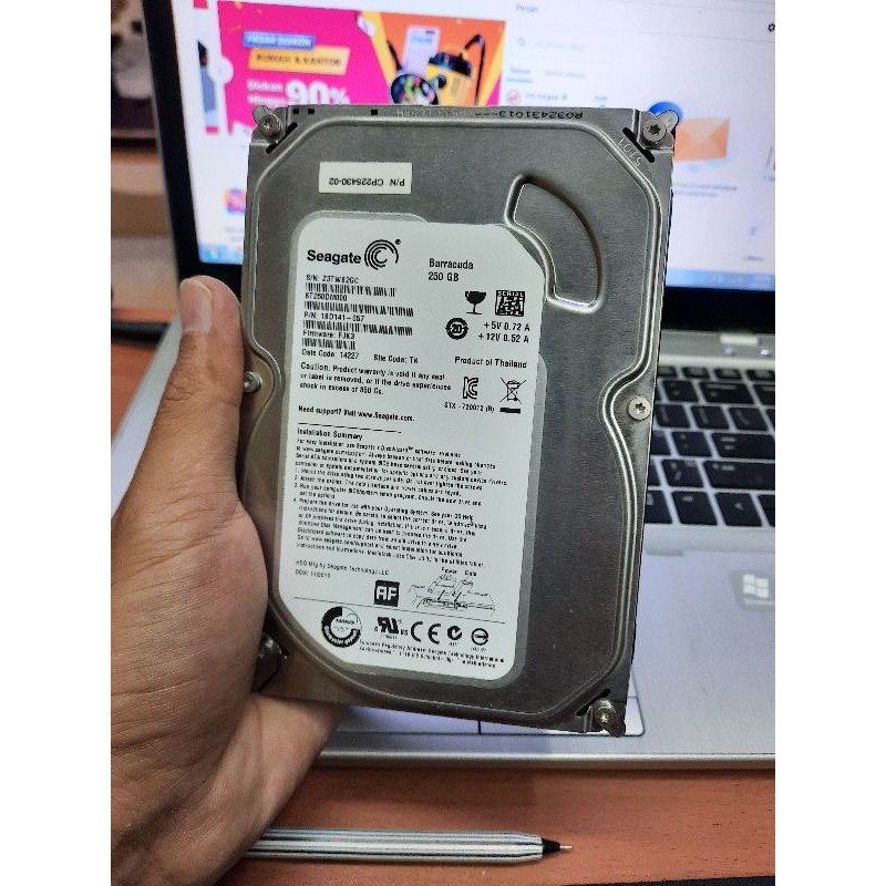 Hardisk PC 250gb sata Seagate slim 3.5 inch