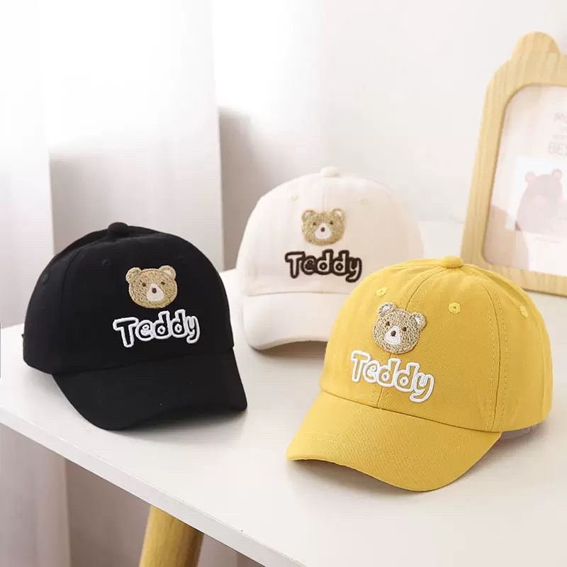 Topi Baseball Anak Laki Laki Anak Perempuan Import Model TEDDY