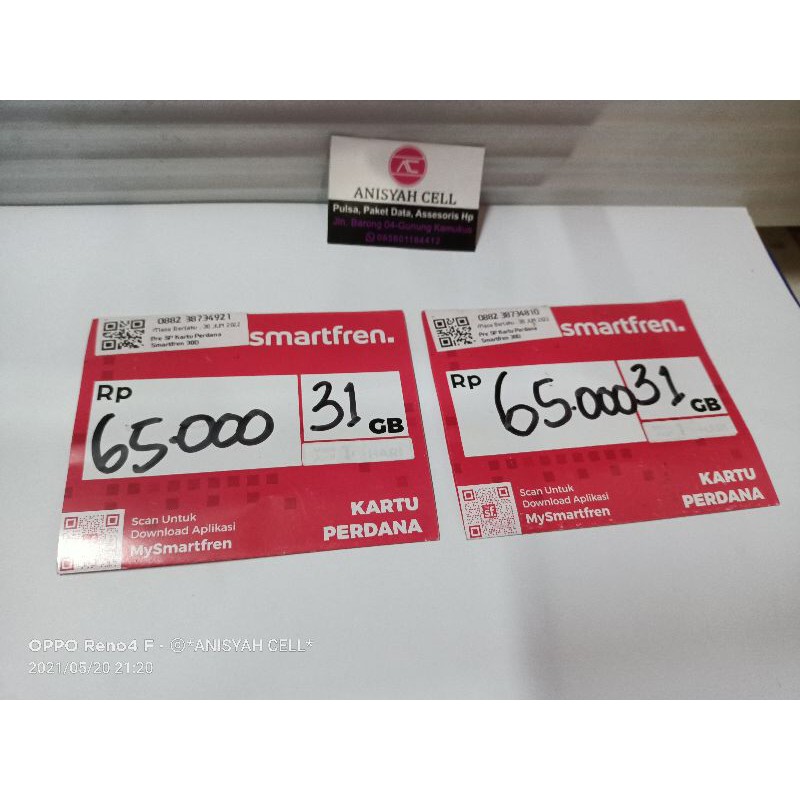 Perdana Smartfren 18 GB Nonstop