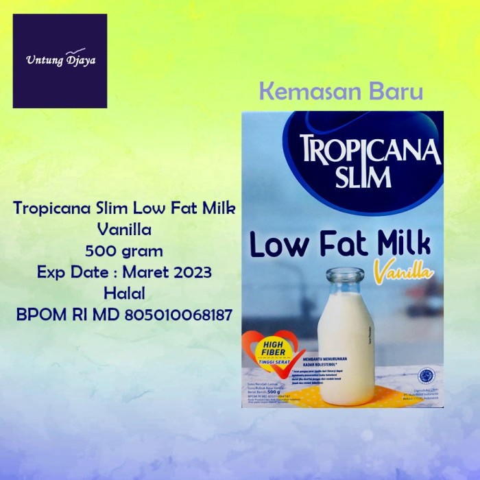 

Ee5F10 Susu Tropicana Slim Low Fat Milk 500Gr / Tropicana Slim Low Fat Milk 6Gddv