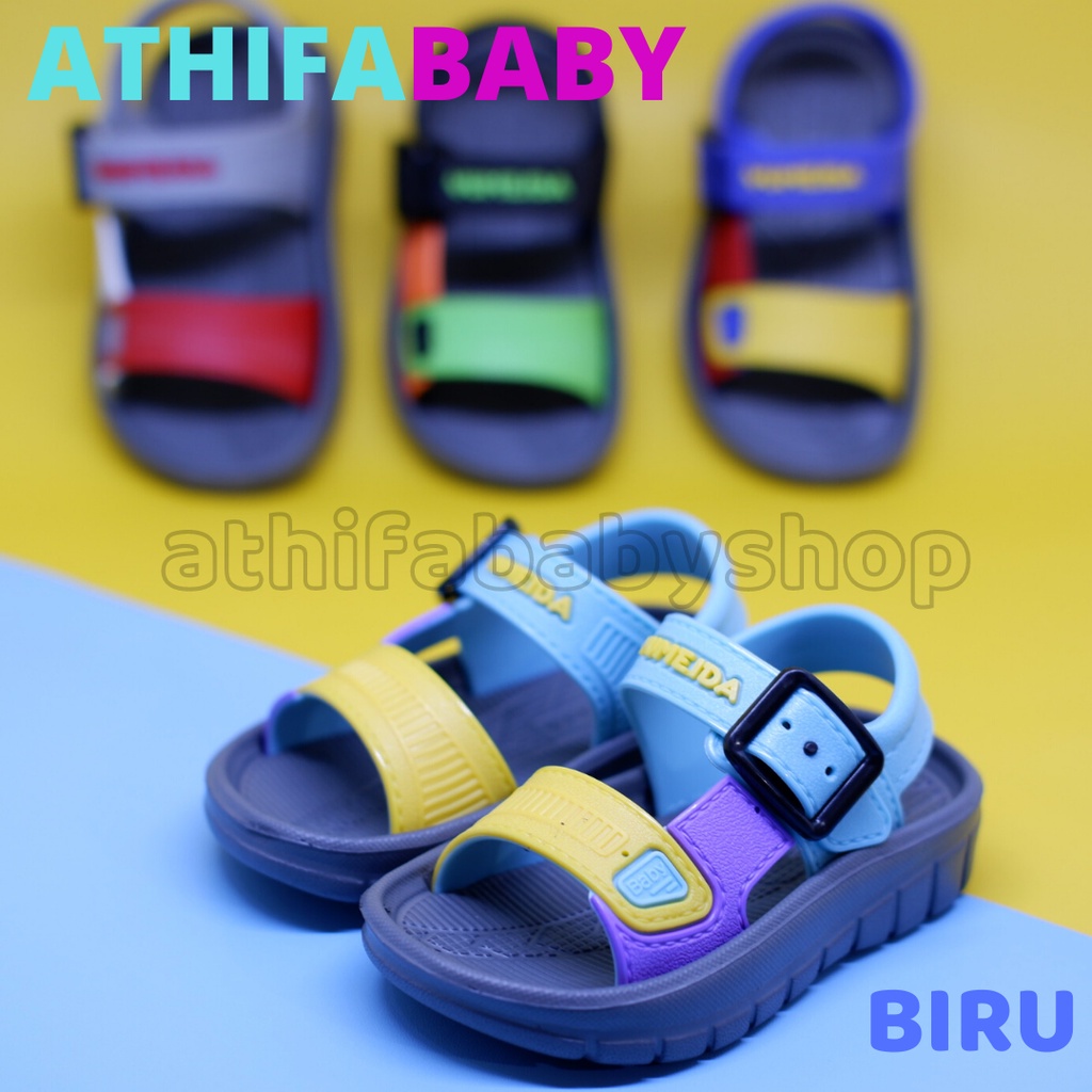 Sepatu Sandal Prewalker Karet Phylon Ringan Anak Laki Usia 6 7 8 9 10 11 Bulan 1 2 3 Tahun Size 18 19 20 21 22 23 Sendal Gunung Karet Balita Bayi Cowok Karet Phylon Ringan -Yumieda 20121-