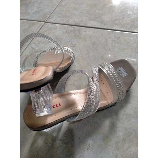 Sandal Wanita Hells Kaca T 5 cm