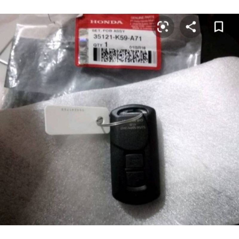 35121-K59-A71 35111-K59-A71 HGP AHM 100% ORIGINAL REMOT REMOTE VARIO 150 SCOOPY NEW NEW KEYLESS FOB 