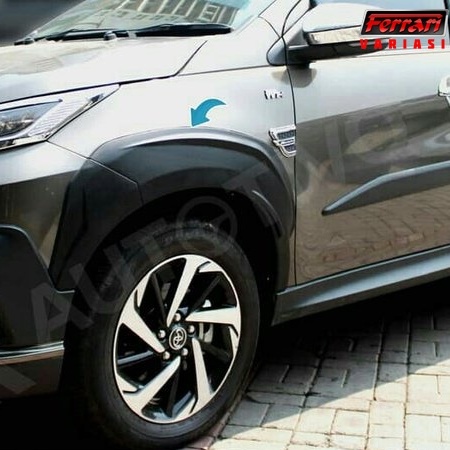 Over Fender trim spakboar TRD mobil all new Rush / Terios ferrari variasi