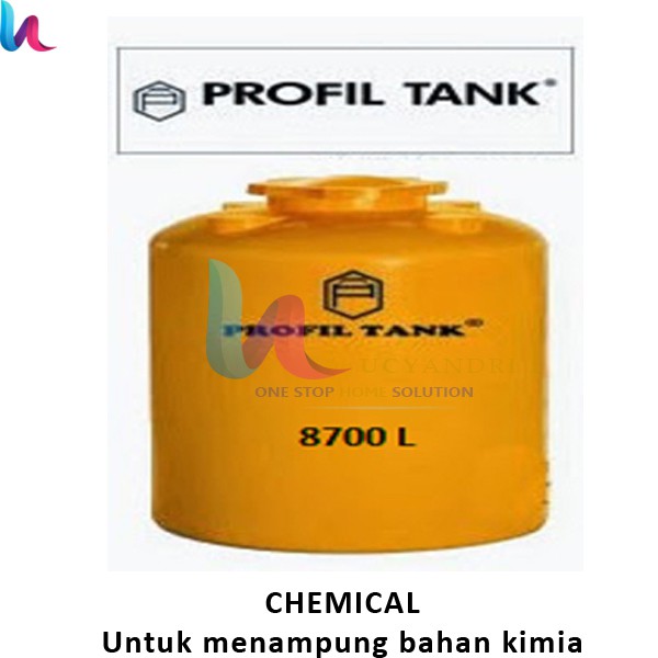 Tangki Air Plastik Profil Tank TDA 8700 Liter Kimia Chemical Toren