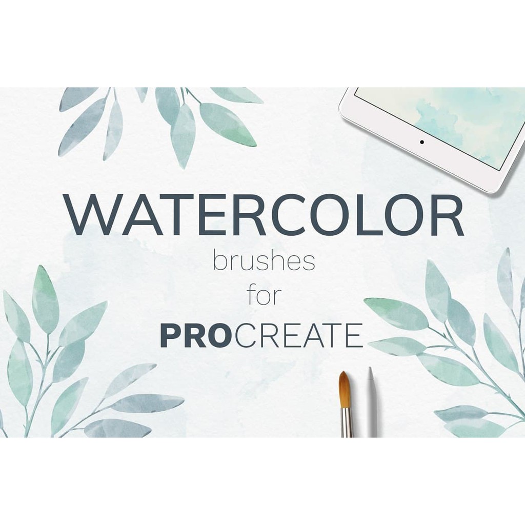 Procreate Brush - Procreate Watercolor Brushset