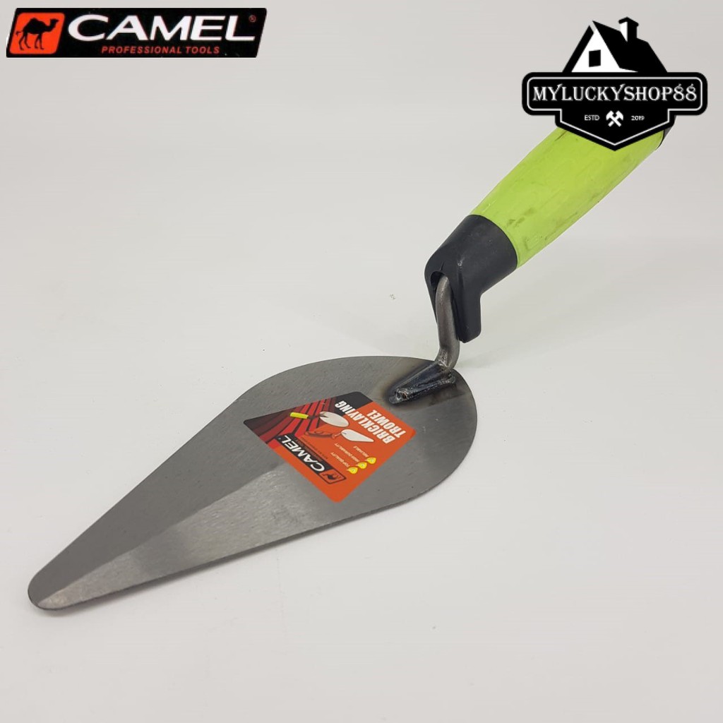 Camel Sendok Semen Gagang Karet 6 inch Lancip