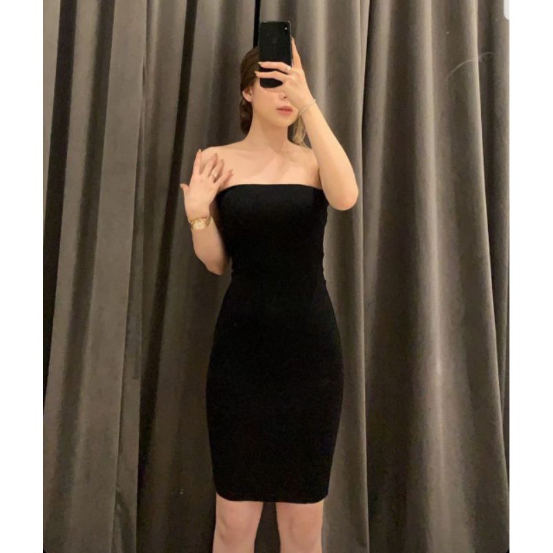 Goulding Inner Dress Black Kemben Bagus Keren Mewah Elegant Murah Bodycon Pesta Lucu Modis Size S