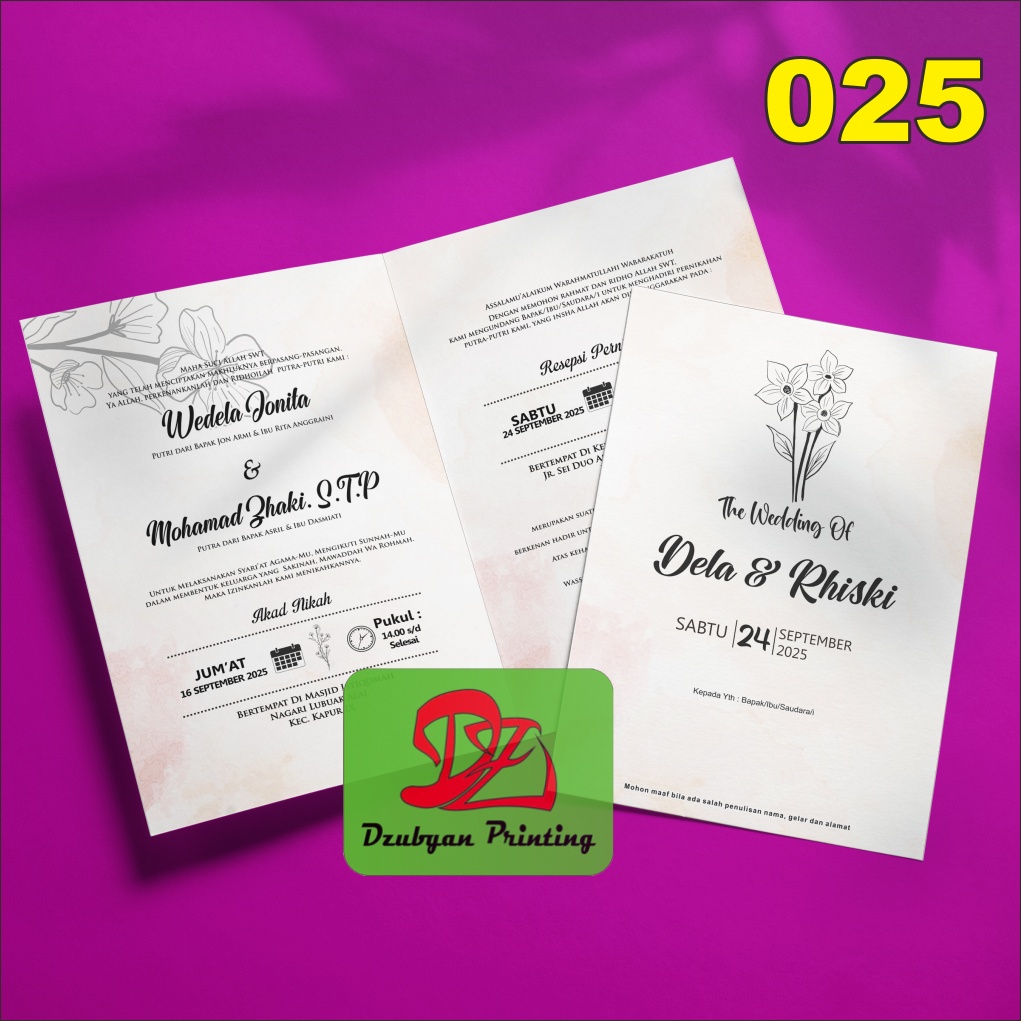 UNDANGAN PERNIKAHAN  VINTAGE  (foto)  Tanpa Minimal Order*  elegan, Murah, Proses  satu hari jadi, Tebal, Banyak Gratisnya-25