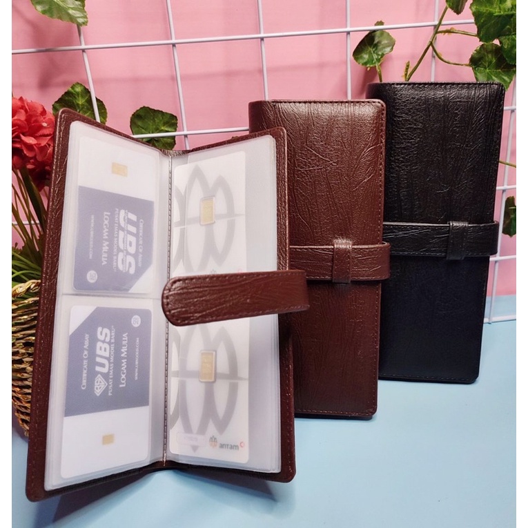 Dompet Album LM Logam Mulia Tabungan Target Card Kartu Credit Card