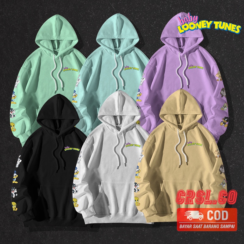 HOODIE LOONEY TUNES VARIAN WARNA UNISEX M-XXL QUALITAS TERBAIK