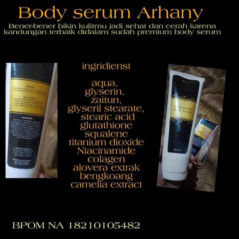 Brightening Body Serum Arhany