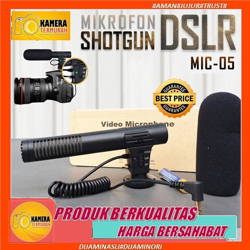 Mic Microphone Mikrofon Shotgun Kamera DSLR VLOG - MIC 05