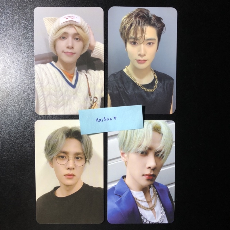 PHOTOCARD NCT 127 WAYV JAEHYUN ACE KIT, HENDERY MEONG DEPARTURE, KUN FUTURE & PAST VER RESONANCE 1 2