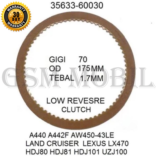 Kampas Kopling Matic LandCruiser A442F Low Revesre 5633-60030 10006830