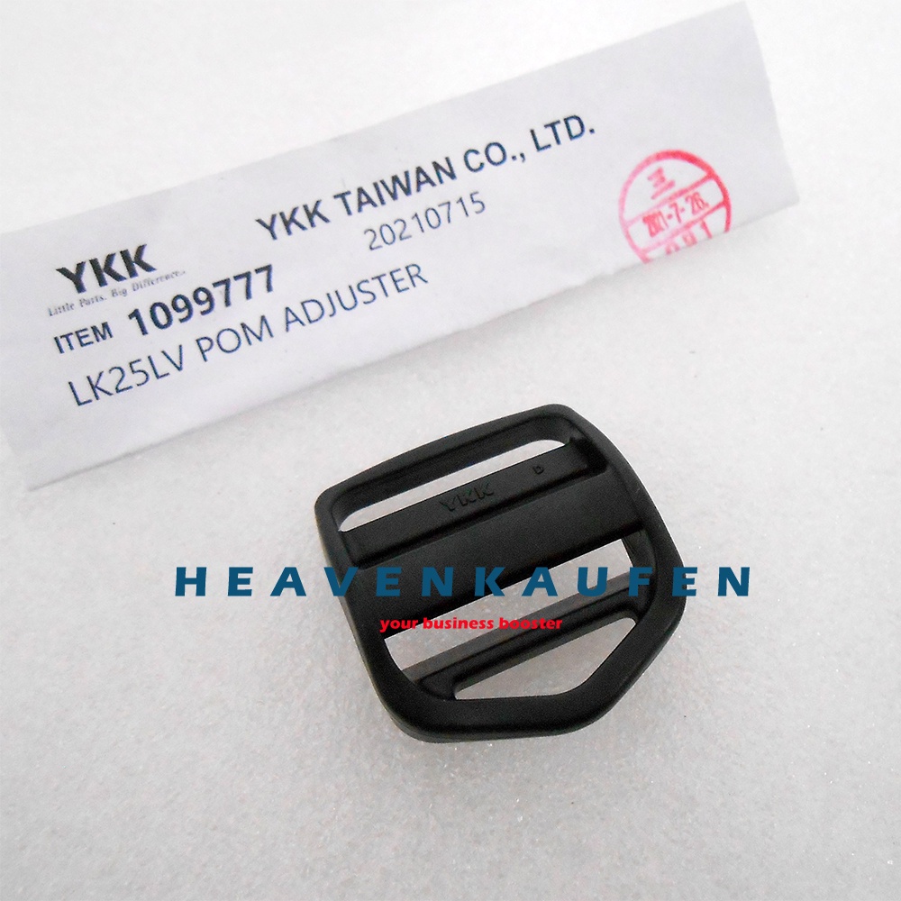 Ring Tangga / Adjuster Ring Jalan Tali Tas Punggung YKK 2,5 cm Poly Acetal Kuat Kokoh High Quality