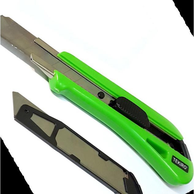 

TERPERCAYA TEKIRO PISAU CUTTER BESAR 18 MM /CARTER / TOOLS - ALAT PERKAKAS CD7