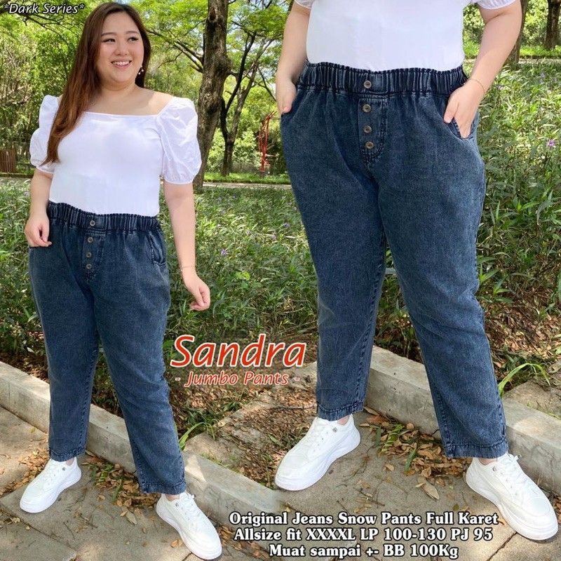 Celana Jumbo Wanita Snowblack Melar