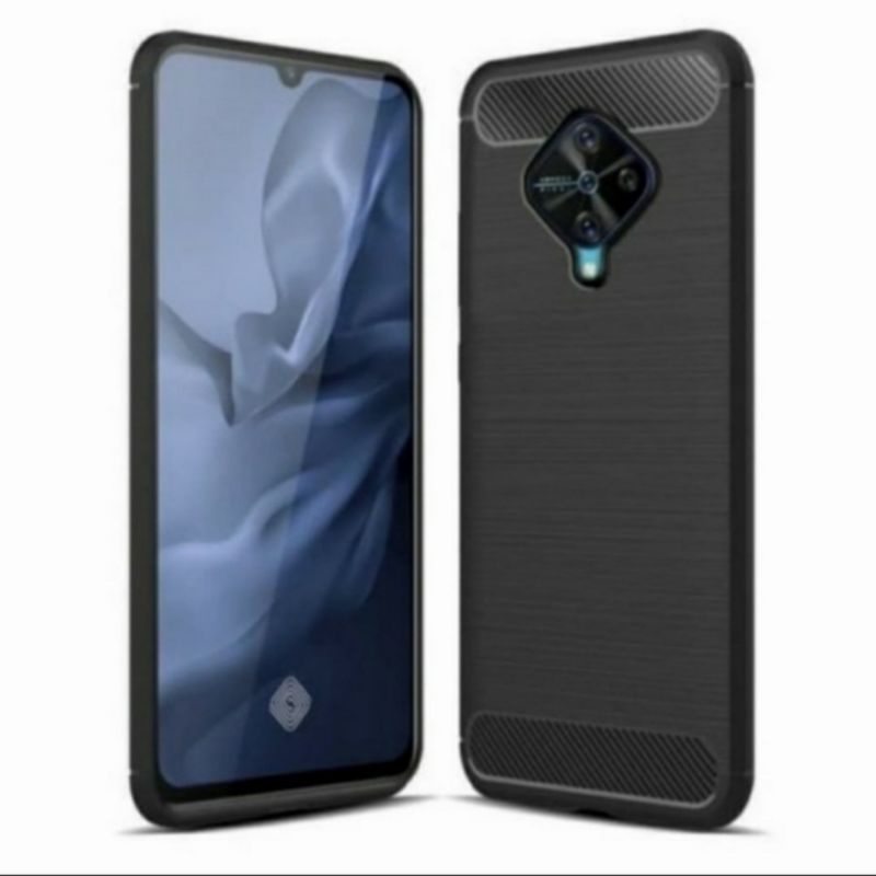 Vivo S1 S1 Pro soft case silikon carbon