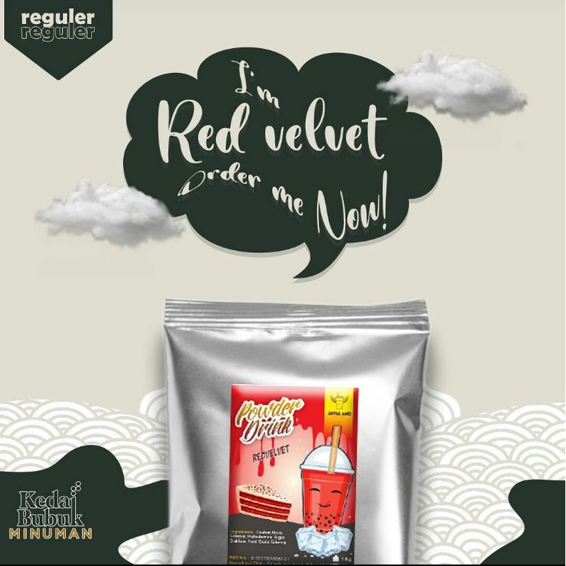 

bubuk reguler red velvet 1kg