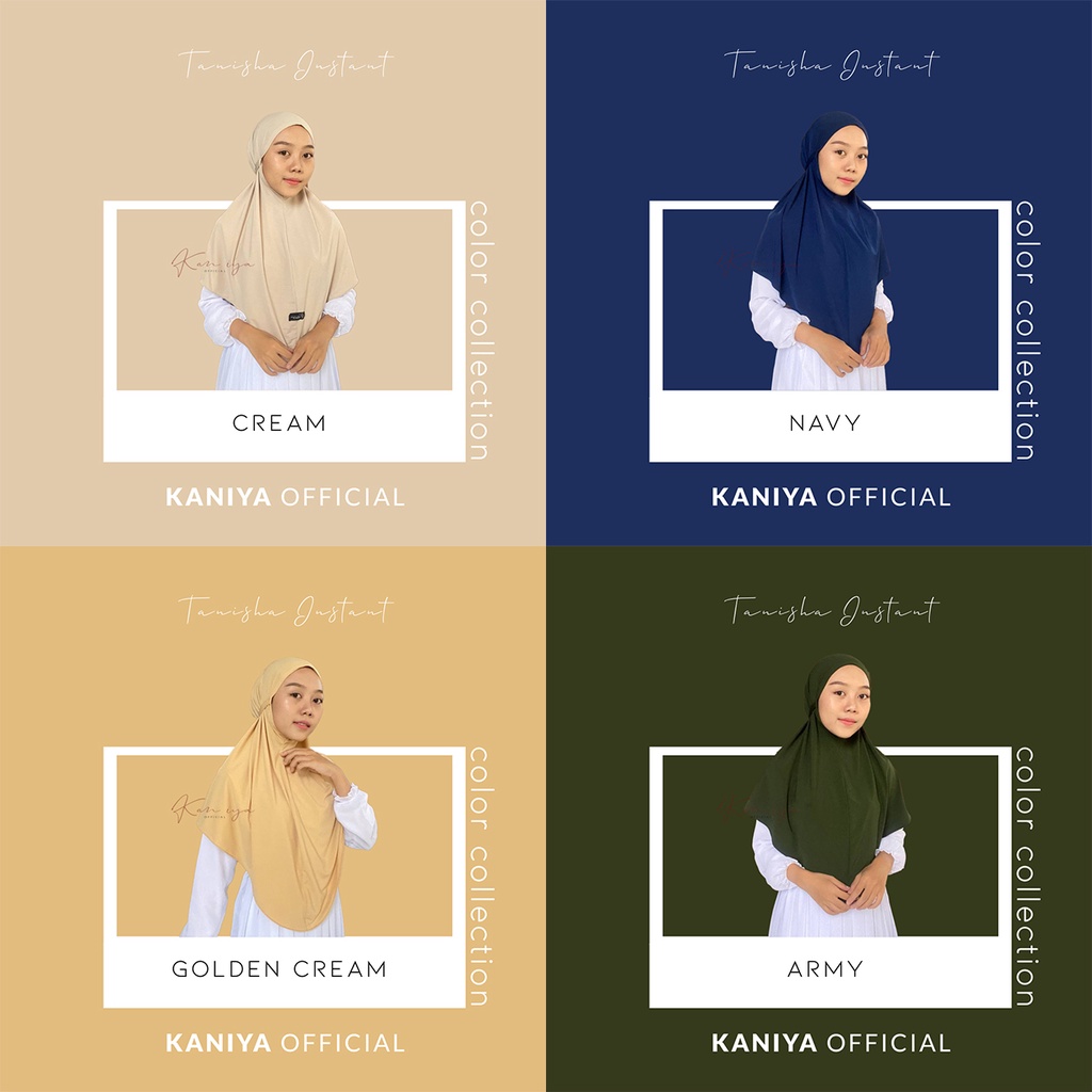 Hijab Bergo Jersey Tali Instan Jersey Premium - Tanisha Instan