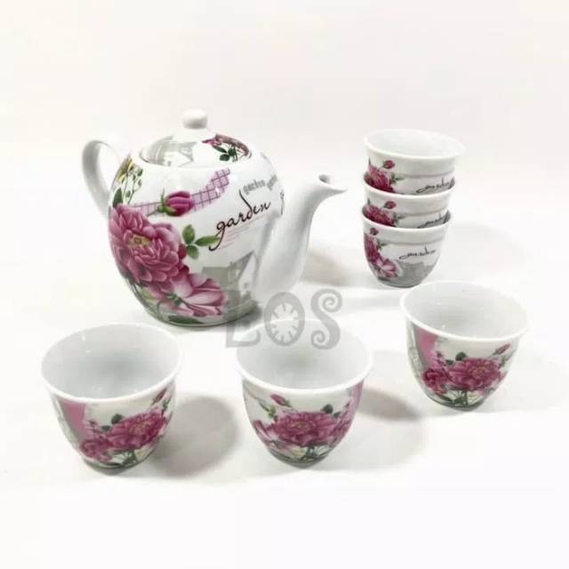 Chinese Tea Set Fiorenza Rose