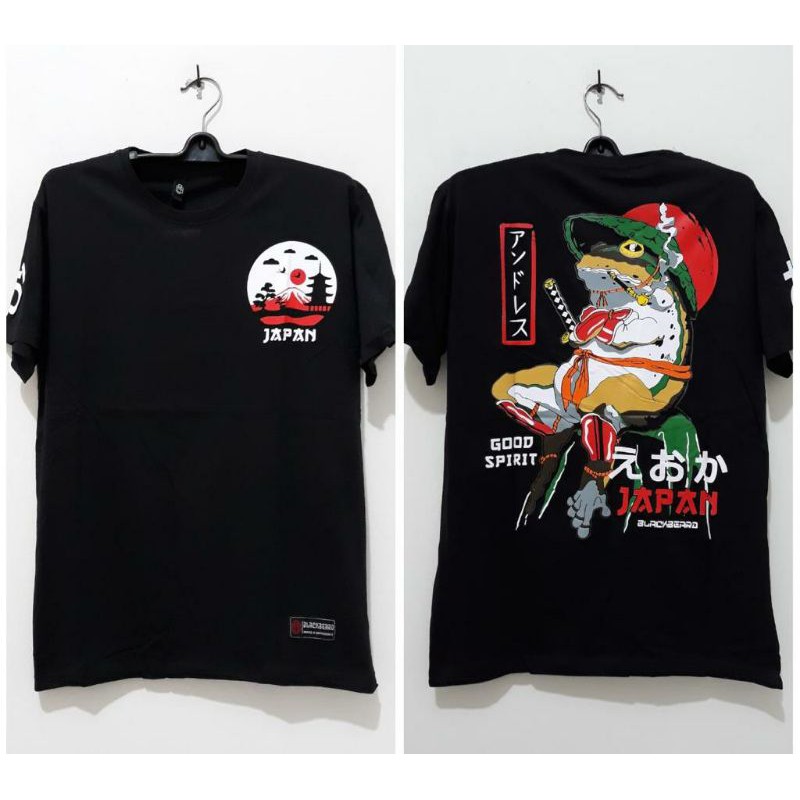 KAOS TSHIRT PRIA /BAJU SAMURAI JAPAN RONIN ONICLAY GEISHA DISTRO PREMIUM