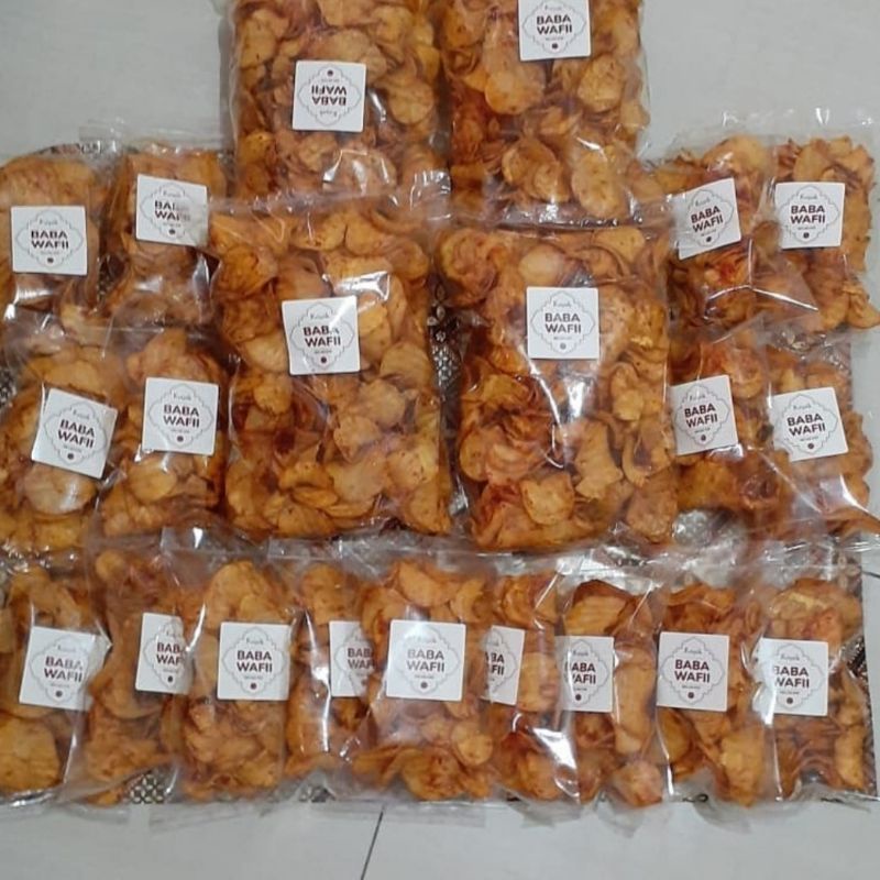 

Kripik Baba Wafii Pedas dan Original