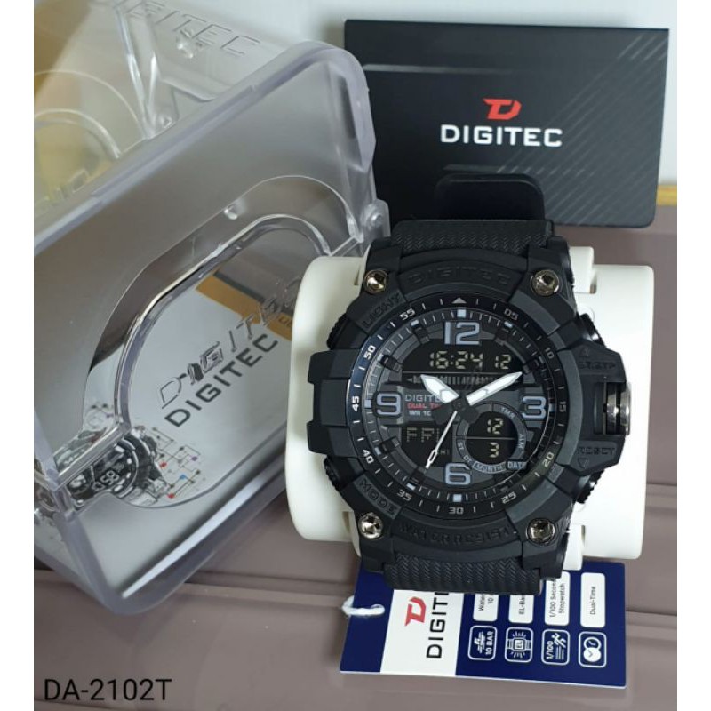 Jam Tangan Cowok DIGITEC DA 2102 / DG 2102 JAM TANGAN PRIA DIGITEC 2102 ORIGINAL ANALOG DIGITAL TAHAN AIR