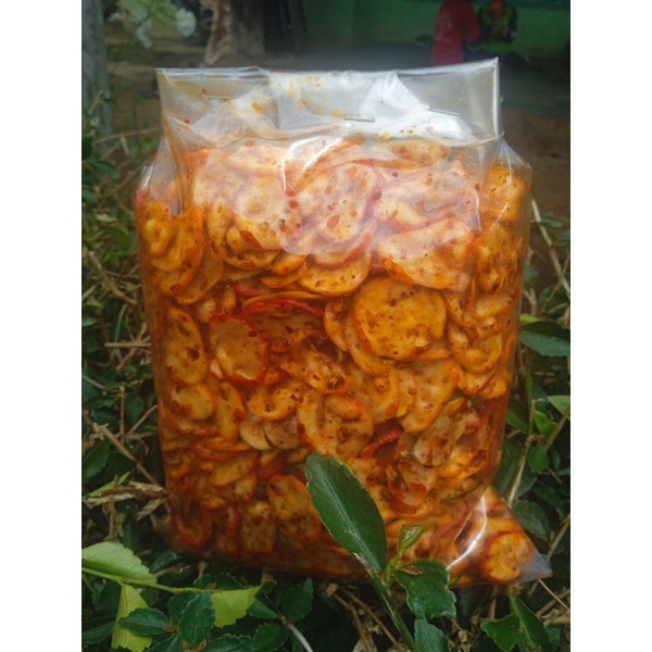 

krupuk bawang 500gram extra pedas aroma daun jeruk