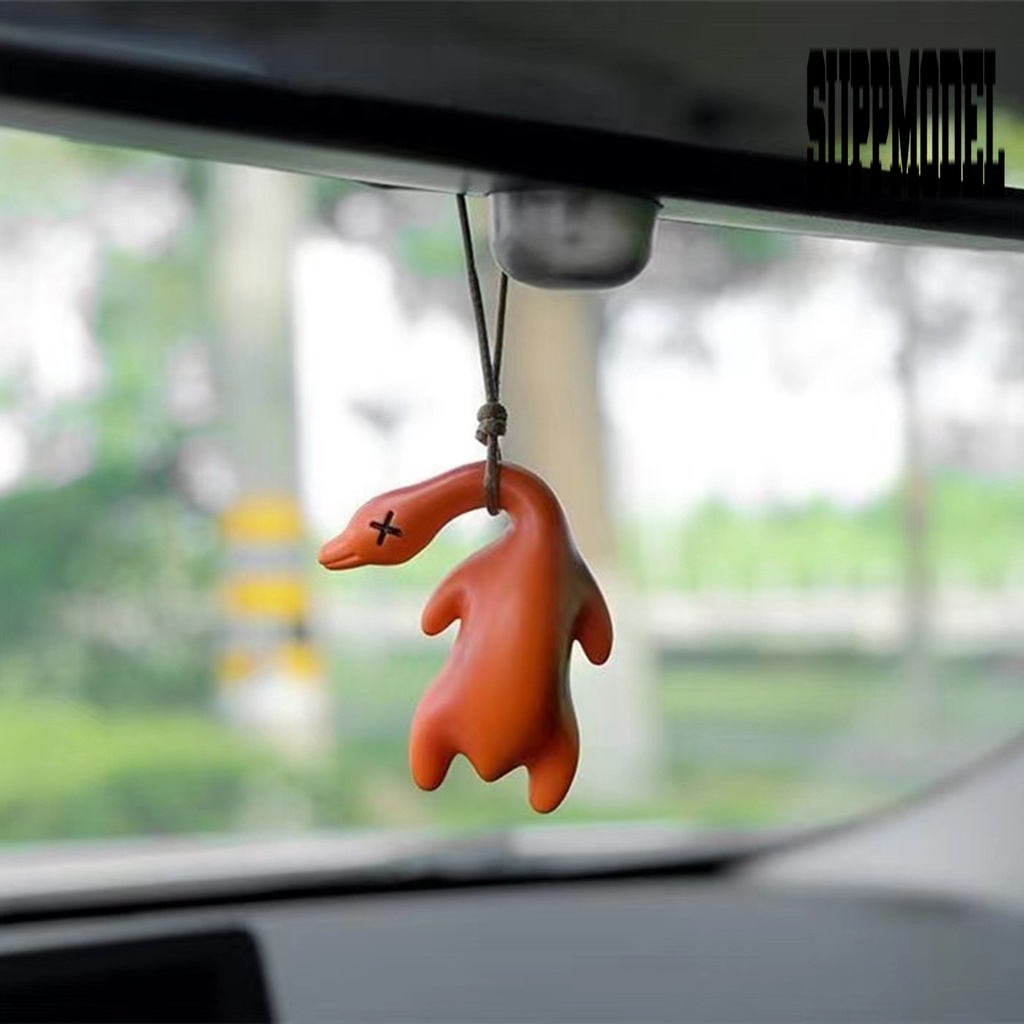 Suppmodelx Ornamen Gantung Model Bebek Panggang Bahan Resin Untuk Dekorasi Interior Mobil