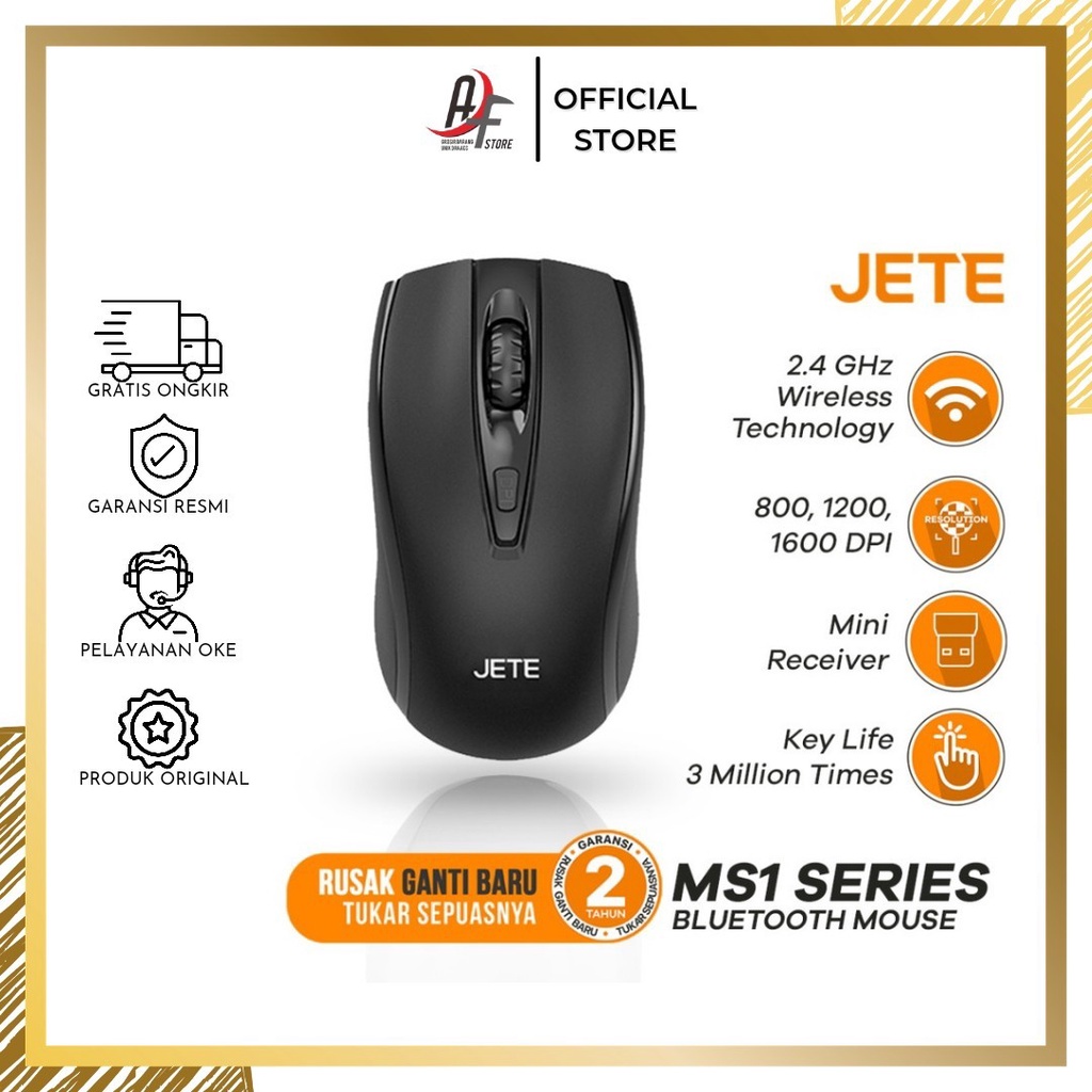 Mouse JETE Wireless Bluetooth MS1 2,4Ghz
