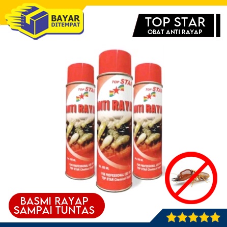 Obat Anti Racun Rayap TOP STAR Spray Semprot 500 ml