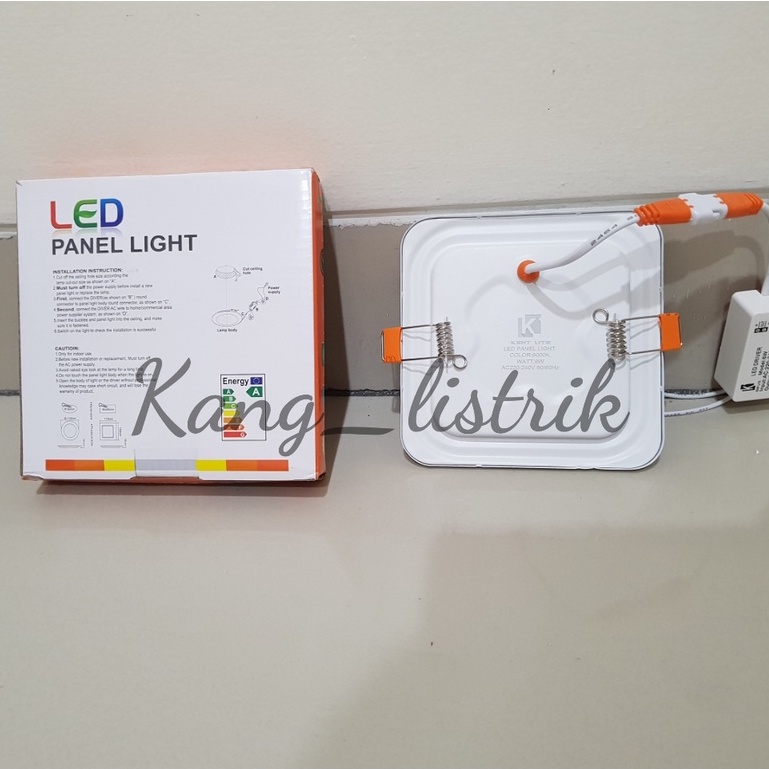 Lampu LED Panel / Downlight Murah / Downlight LED Panel 6W KOTAK INBOW