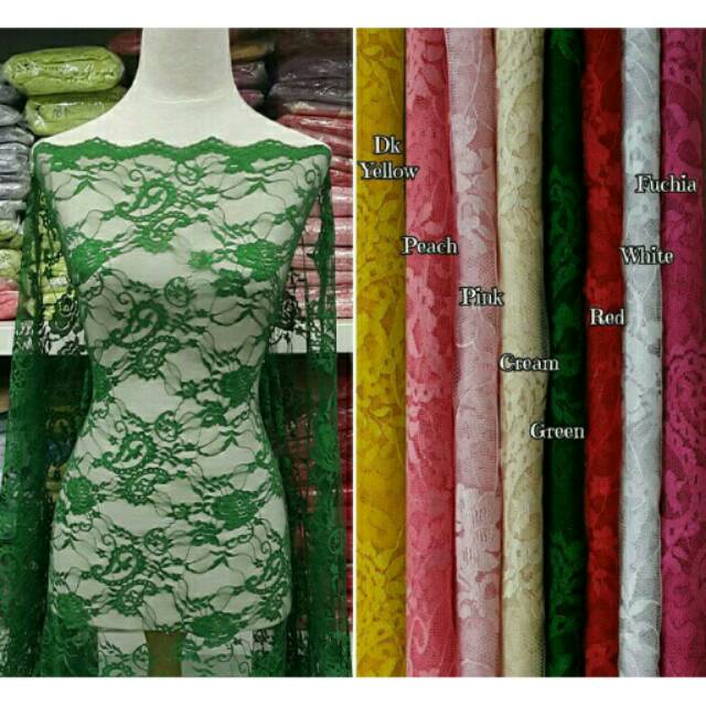 Kain brokat jacquard 2meter