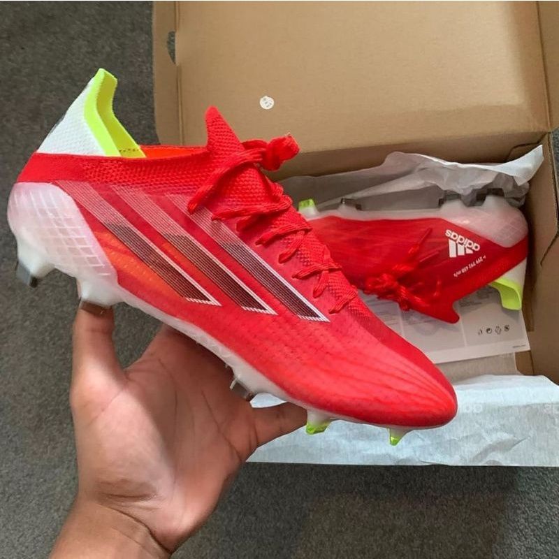Sepatu Bola Adidas X Speedflow Red .