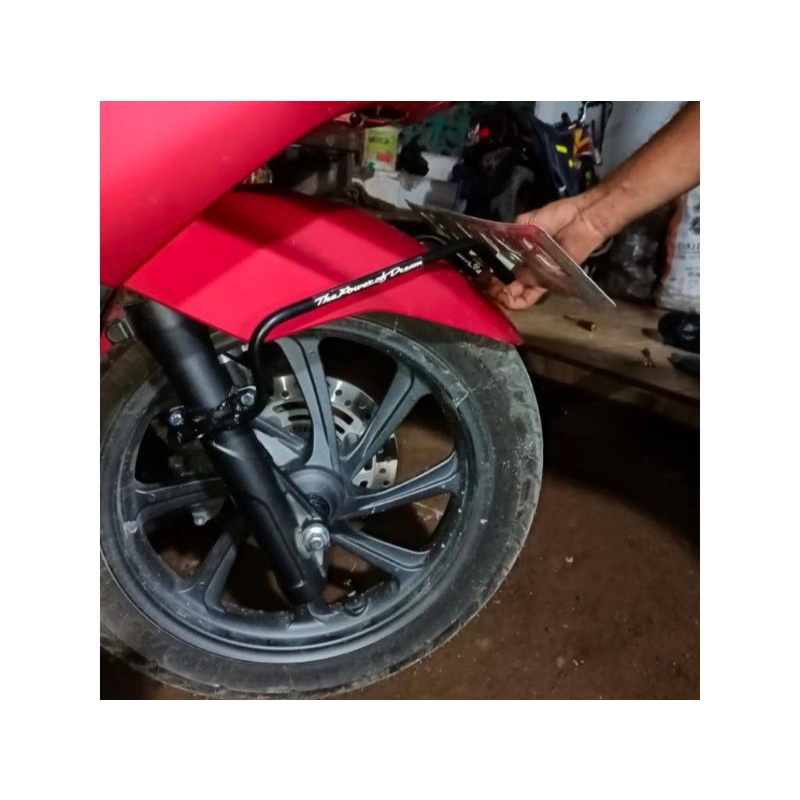Nopol depan pcx 160 breket plat nomor depan pcx 160 dudukan plat nomor depan pcx 160